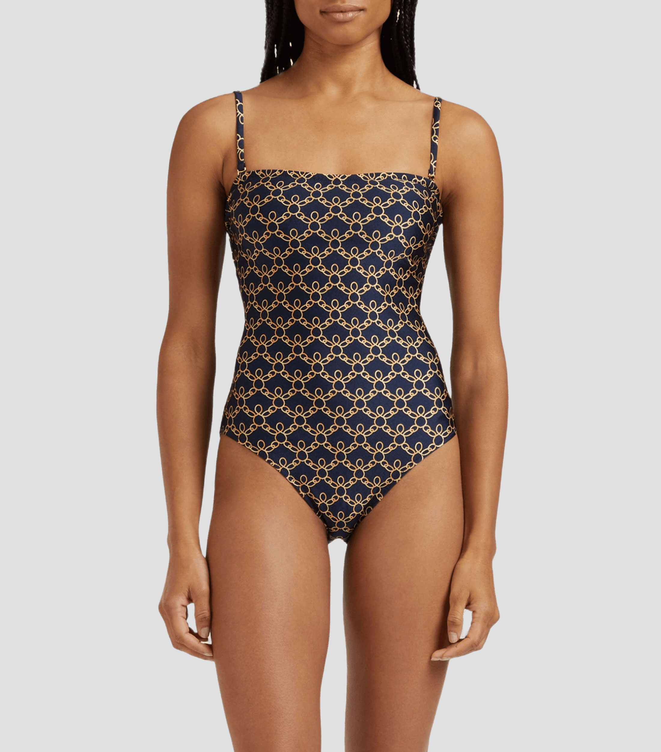 Traje de baño con estampado Mujer
